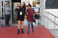 Roberta Casula e Denisse Yturralde dello staff del Festival